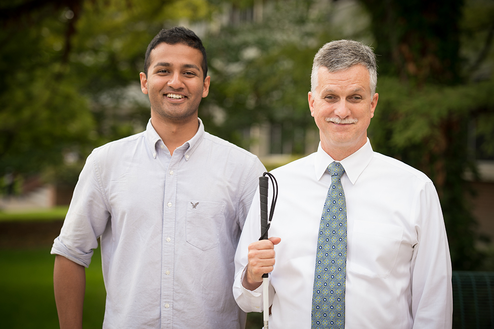 Photo of Aditya Mathew and RCPD Director Michael Hudson