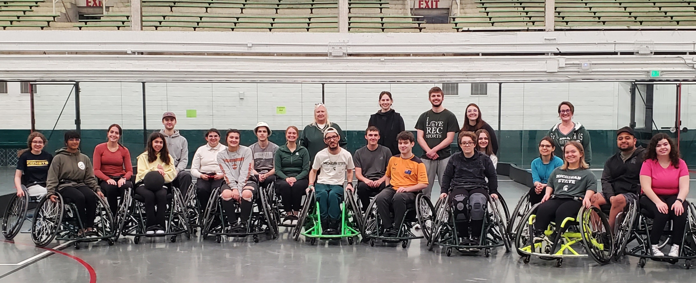 Photo of all adaptive sports day participants