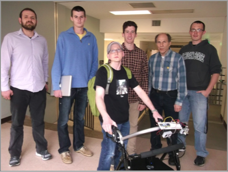 David using his Smart Walker