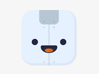 Reflectly Logo of Smiling Computer Emoji
