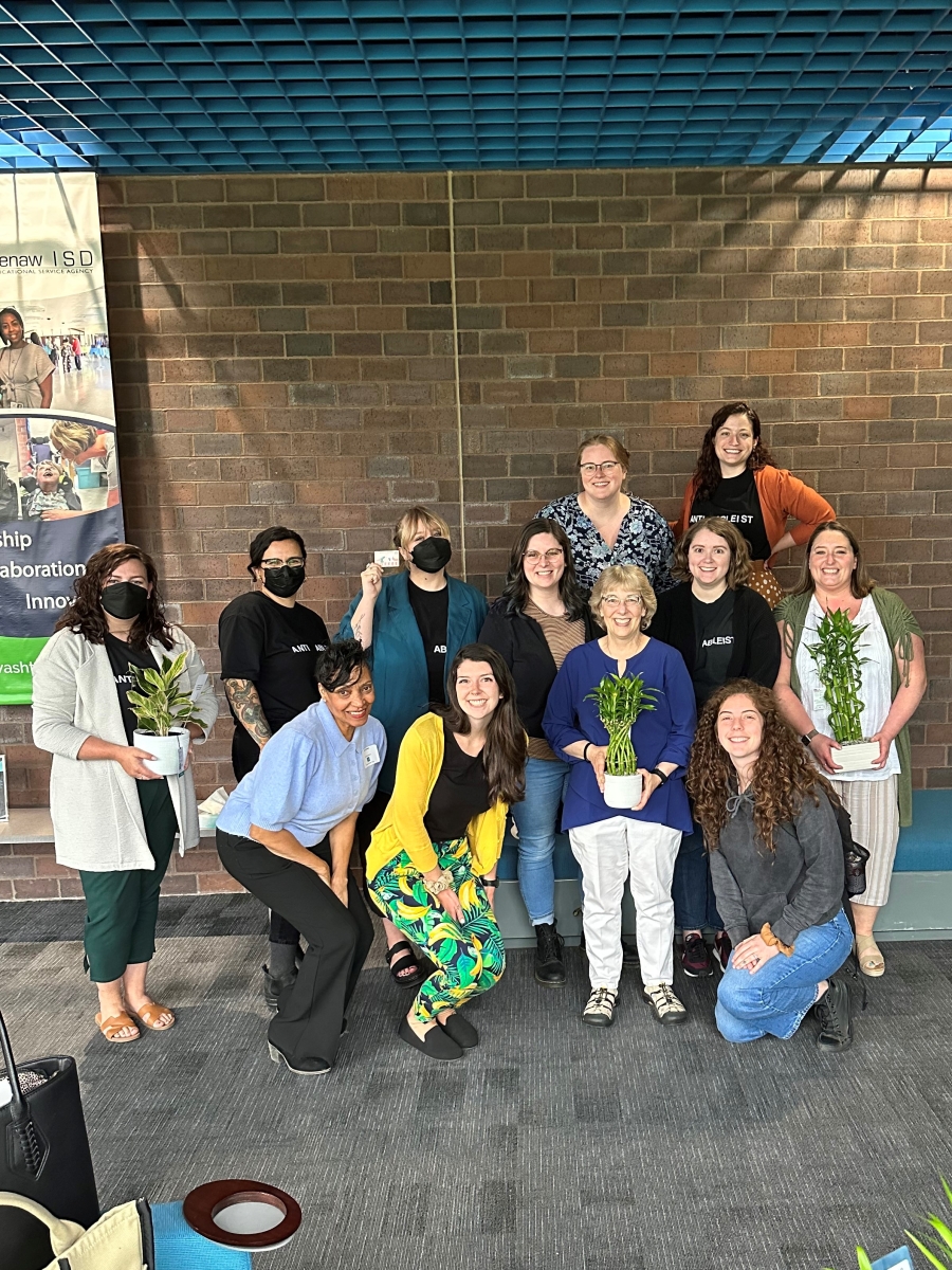 Photo of Team RCPD: Lynne Swerhone, Colleen Floyd, Tesia Freer, Ellie Brigger, Hannah Huey-Jones, Madison Overbey, Ginger Martz, and Shelby Gombosi