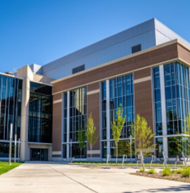 A photo of the MSU STEM building 